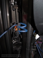 протяжка провода в дверь через разъемы