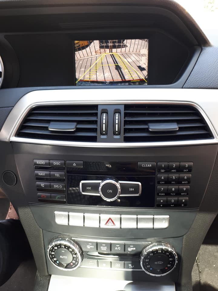 Подключение камеры заднего вида к штатному монитору Command NTG 4.5 в Mercedes C-Class W204