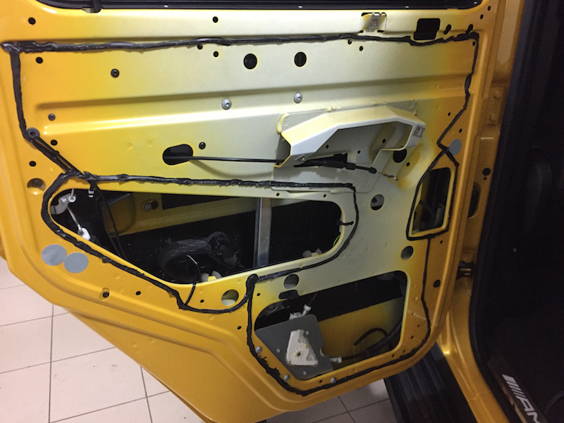 Шумоізоляція геліка Mercedes G-Class W464 AMG