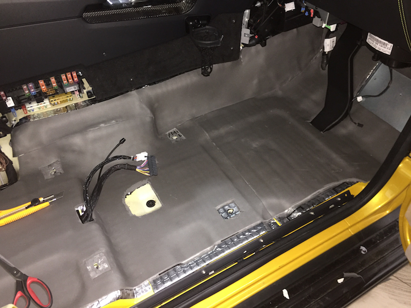 Шумо- та віброізоляція підлоги Mercedes G-Class W464 AMG