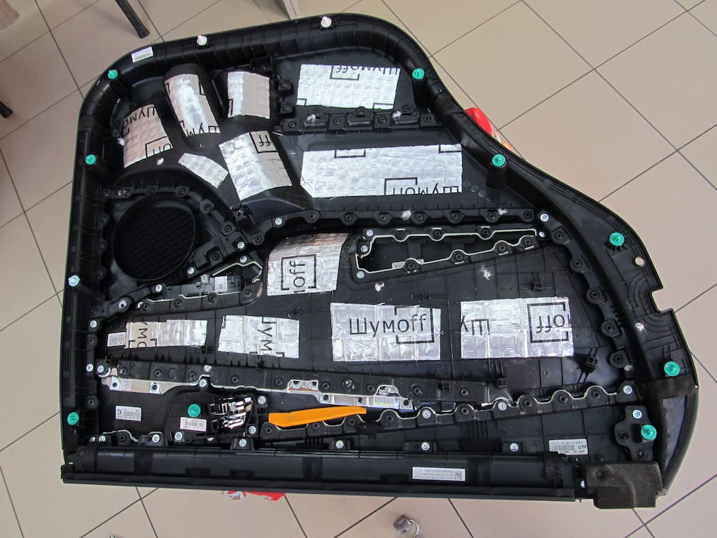 Шумоизоляция дверей kia sorento